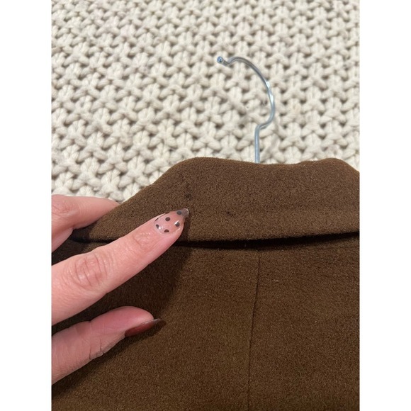 Vintage Linda Allard Ellen Tracy Wool Blend Overcoat - Picture 8 of 10